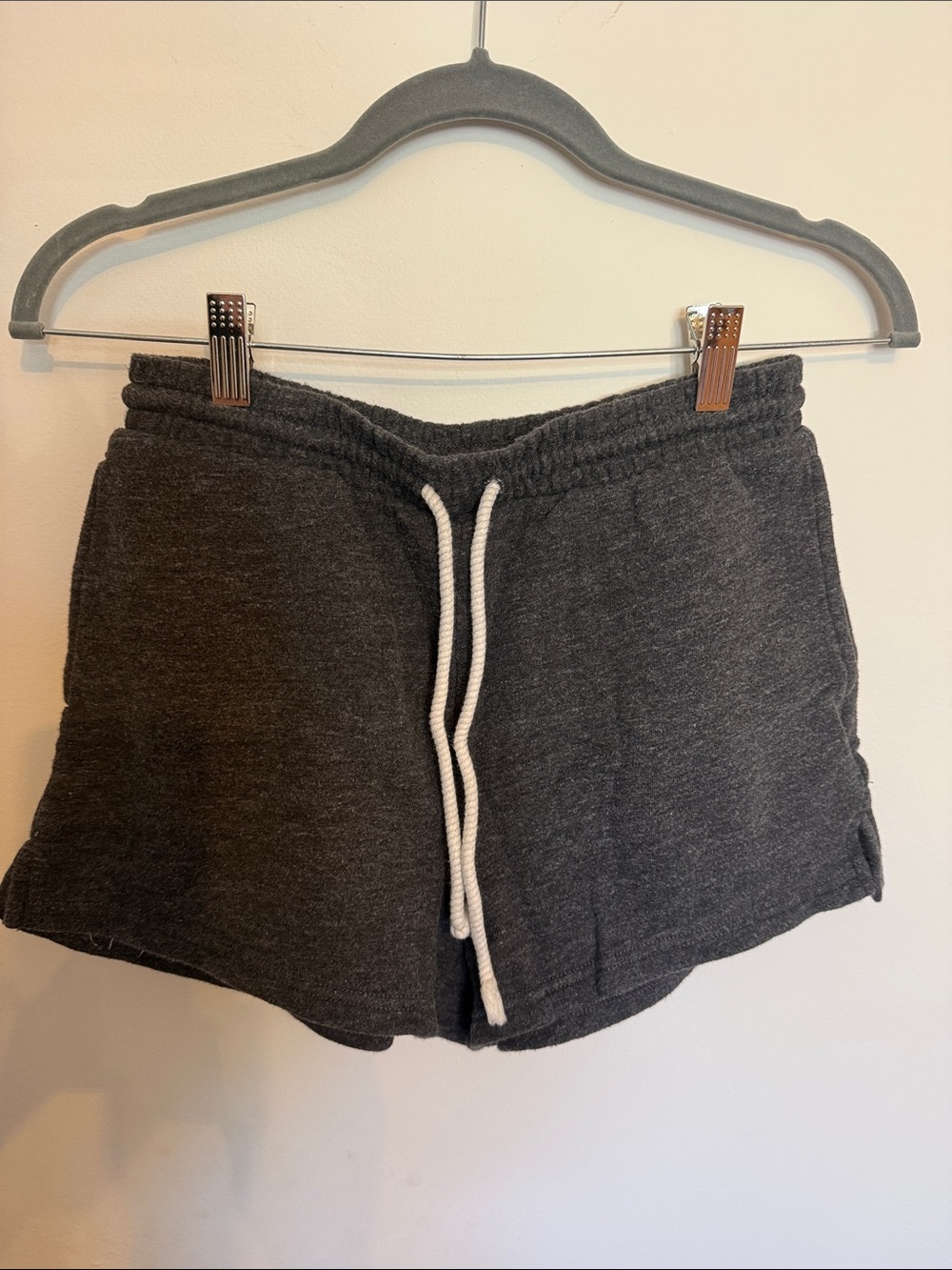 American Eagle Outfitters Charcoal Drawstring Athletic Shorts